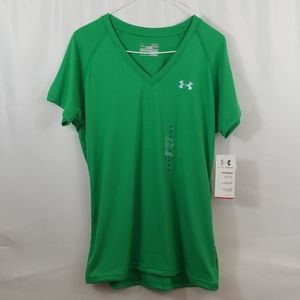 Under Armour Heat Gear Semi-Fitted Medium Green
